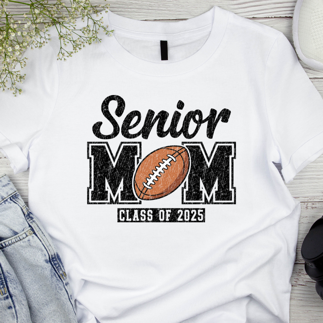 Senior Football Mom T-shirt