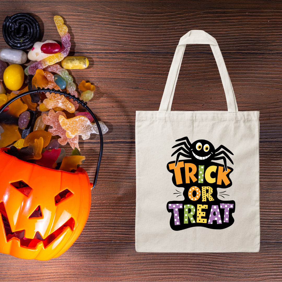 Halloween Tote Bag- Spider