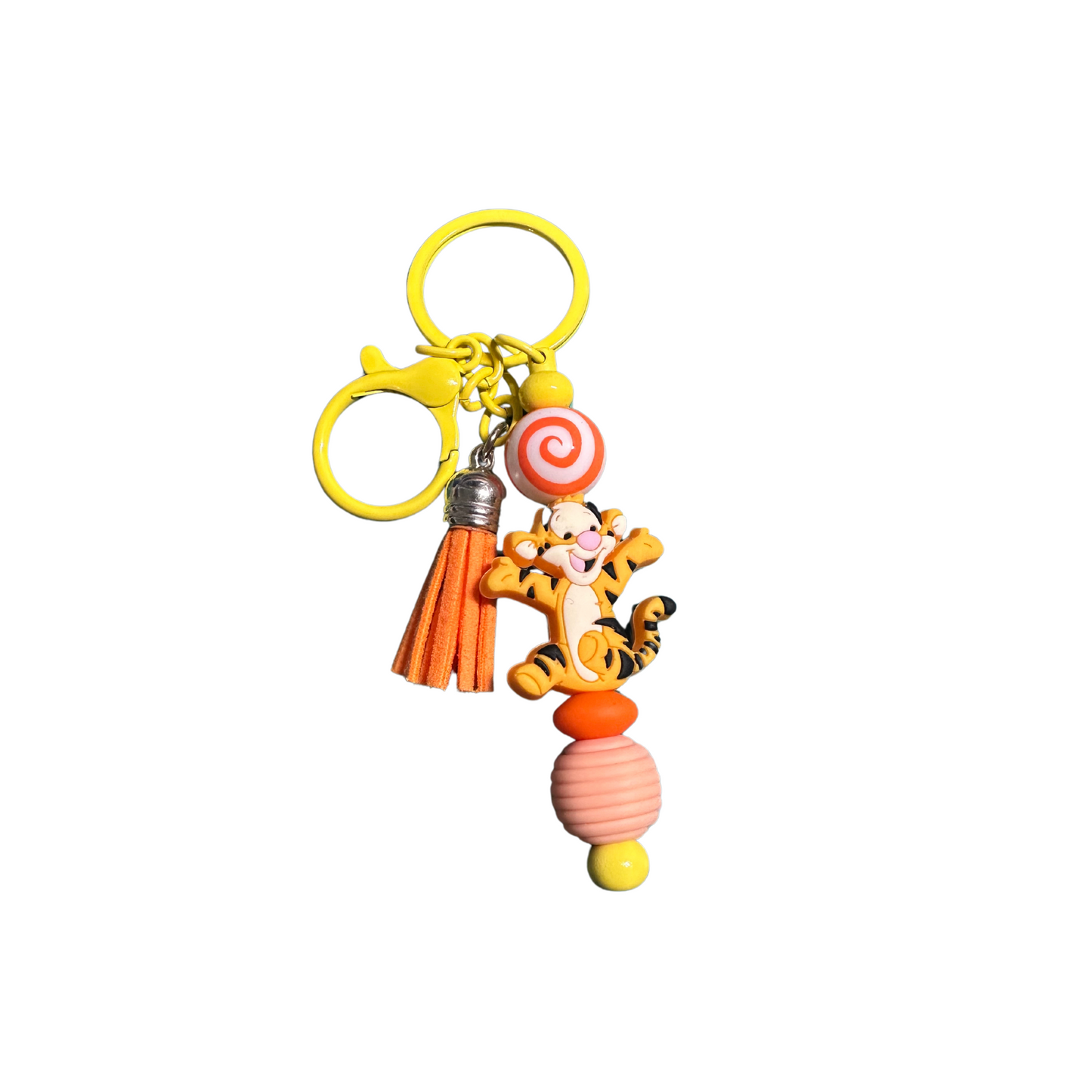 Orange Tiger Keychain