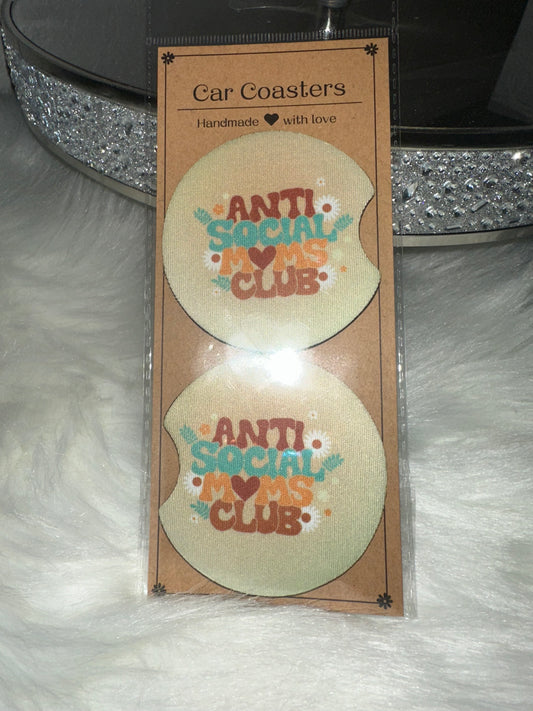 Anti-Social Club Car Coasters